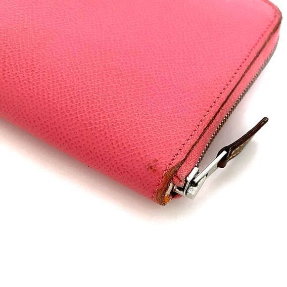 Hermes Bifold Long Wallet Azap Silk Quin Pink F20269 - Picture 6 of 10